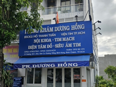PHÒNG KHÁM NỘI KHOA, TIM MẠCH UY TÍN TẠI BÌNH CHÁNH